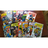 Coleção Marvel 98 Completa Formatinho Abril Nºs 1 A 12! Excelente Estado!