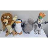 Coleção Mc Donalds Madagascar 4 Pelúcias 2008