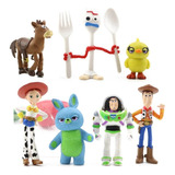 Coleção Toy Story 4 Com 7 Bonecos Pronta Entrega