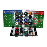 Coleção Tracker - 32 Capacetes 4 Cm De Altura Da Nfl