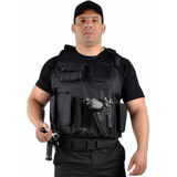 Colete Attack Com Coldre Militar Preto - Loja Oficial