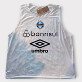 Colete De Treino Gremio 2024 Branco Com Patrocinio