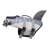 Colete Flutuante Salva Vidas Tubarão Shark Pet Xl Cachorro