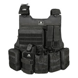 Colete Modular Ja3 + 10 Acessórios Tático 3a Ja Rio Militar