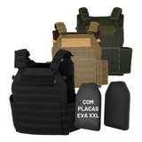 Colete Modular Plate Carrier Plus Size Xg Airsoft Paintball