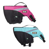Colete Salva Vidas Cachorros Cães Ativa Pet Rosa Azul Pp P M