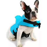 Colete Salva Vidas Tubarão Azul Pet Dog Cachorro - Tam. S