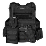 Colete Tático Comanfy G5 Predador Cordura 1000d Placa Kavro