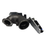 Coletor Escape Freio Motor Para Man Tgx C/borboleta Pistao