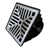 Coletor Ralo Linear Pluvial 20x20 S. Lateral Grelha Côncava