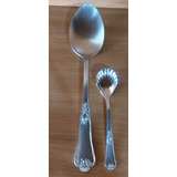 Colher De Arroz Hércules Classic Antiga + Colher De Açúcar 