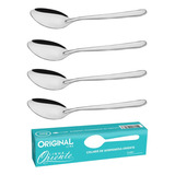 Colheres De Sobremesa Jogo 12 Peças Original Line Aço Inox