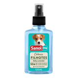 Colônia Sanol Dog Filhotes Essência Talco Cães Gatos 120ml