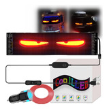 Colorful Eye Lamp Soft Screen For Car Windows, Scrolling