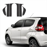 Colunas Blackout Fiat Mobi 2016 2017 2018 Preto Fosco Áspero