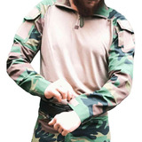 Combat Shirt Gandola Tática Militar Airsoft Camuflada Farda