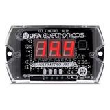 Combo 02 Jfa V12 Slim - Medidor Bateria Digital Led Vermelho