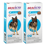 Combo 2 Bravectos Antipulgas/carrapatos Para Cães 20 A 40kg