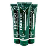 Combo 3 Pomadas Massageadora Fisiofort De 150g