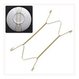 Combo 3 Suportes Ganchos Mola Parede Decorativos Pratos