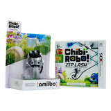 Combo Chibi-robo! Zip Lash Nintendo 3ds Amiibo Original Novo