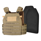 Combo Colete Airsoft Plate Carrier Shooter Basic + 2 Placas