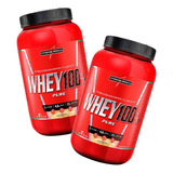 Combo Com 2 Whey Protein 100% Pure 907 Gramas 