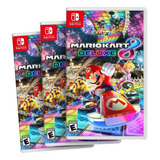 Combo Com 3 Mario Kart 8 Deluxe Switch Midia Fisica