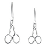 Combo Duas Tesoura Cabelo Fio A Laser 6 E 7 Profiss Aço Inox