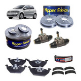Combo Freio Disco Pastilha Lona Tambor Fox 1.6 2015 Oferta 