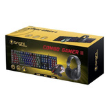 Combo Gamer 3x1 - Teclado Led + Mouse Led + Headset Gamer