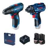 Combo Parafusadeira Bosch Gsr 120 E Chave De Impacto Gdr 120