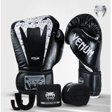 Combo Venum Giant Luva + Bandagem + Bucal