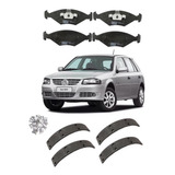 Combo Verficacao Freio Gol G4 2009/2010 Pasilha Pd81 Lona 