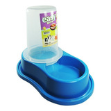 Comedouro / Bebedouro Automático Com Dosador Anti Formigas Cor Azul