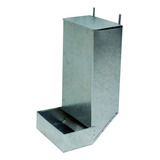 Comedouro Cães E Gatos 4kg Automático Galvanizado Cachorro