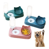 Comedouro Duplo Automático Pelos Longo Pet Cão Gato Promoção