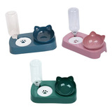 Comedouro Duplo Automático Pelos Longo Pet Cão Gato Promoção