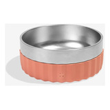 Comedouro Para Cachorros Tuff Bowl - Zee.dog 1,2l Cor Mayo Star Clay