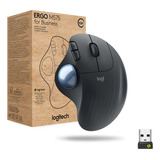 Compatível Com Logitech - Logitech Ergo M575 - Mouse Sem Fio. Cor De Grafite