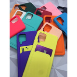 Compatível Samsung A22 4g Capinha De Silicone Porta Cartão