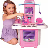 Completa Big Star 630 Rosa Infantil Cozinha Brinquedo