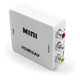 Composto Hdmi X Av + Cabos Hdmi Rca Real Pronta Entrega Novo