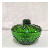 Compoteira Vidro Verde Antiga