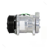 Compressor 7h15 24v 8pk Para Man Caminhao 2v3820803 Orelha