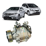 Compressor Ar Cond Honda Fit 2008 2009 - 2014 Trse07 City