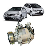 Compressor Ar Cond Honda Fit City 1.5 2009 Até 2014 Trse07