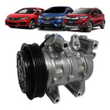 Compressor Ar Honda City Fit Wrv Wr-v Denso Original 2014...