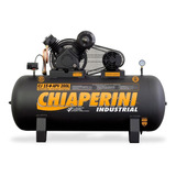Compressor De Ar 15pés 200litros 3cv Cj15 Chiaperini Pro Ind Cor Preto Monofásico