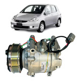 Compressor De Ar Honda Fit 2004 2005 2006 2007 5pk Trsa09